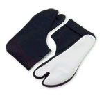 Satin Cotton Black Indoor Tabi